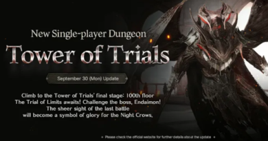 Night Crow Tower of Trial Tips