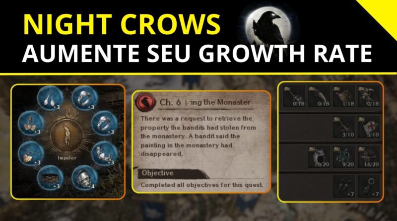 Night Crows - aumentar o growth rate