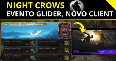 Night Crows Evento de Glider e Novo Client