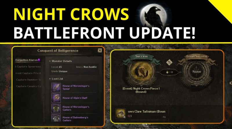 Night Crows - Battlefront Update