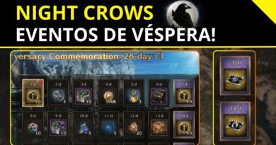 Night Crows - eventos de vespera do aniversário