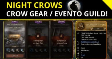 Night Crows - Evento Guild e Crow Gear