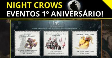 Night Crows - Eventos 1 Aniversário