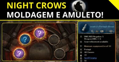 Night Crows - Moldagem Mágica e Amuleto
