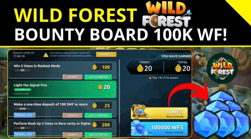 Wild Forest Bounty Board