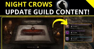 Night Crows Atualização de Guilda