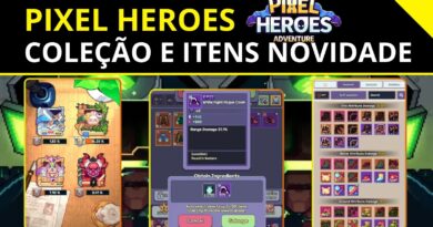 Pixel Heroes Adventures Mudanças na Coleção