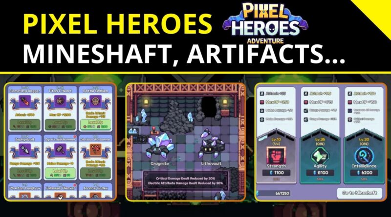Pixel Heroes Adventure Mineshaft