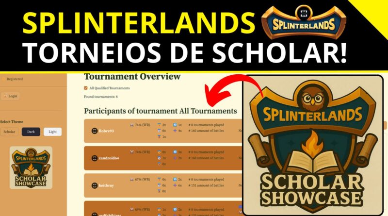 Splinterlands Scholar Showcase Tournament