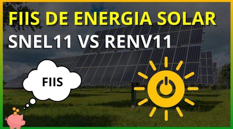 fundos imobiliários de energia solar snel11 renv11